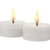 Sirius Sille LED fyrfadslys, batteri, hvid