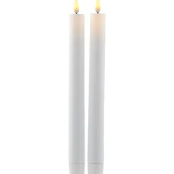 Sirius Sille LED kronelys, batteri, hvid