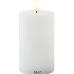 Sirius Sille udendørs LED bloklys, batteri, hvid