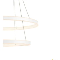 SLV One Double pendel, hvid, Ø60 cm