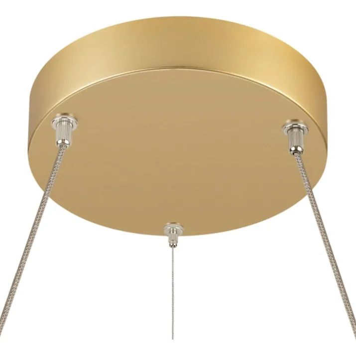 SLV One Flat pendel, sort/messing