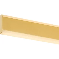 SLV One Linear væglampe, messing, 50 cm