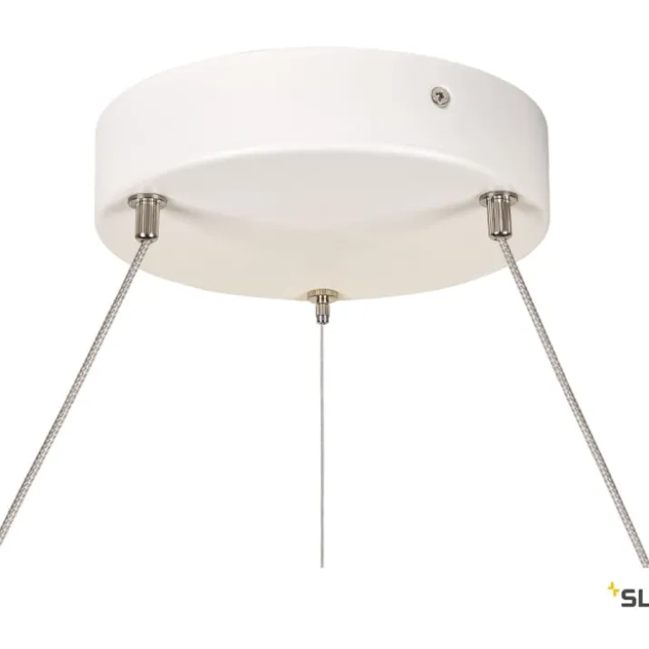 SLV One pendel, Ø80 cm, hvid