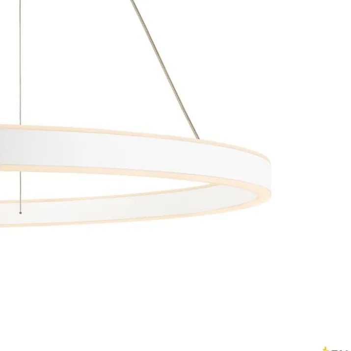 SLV One pendel, Ø80 cm, hvid