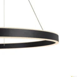 SLV One pendel, Ø80 cm, sort