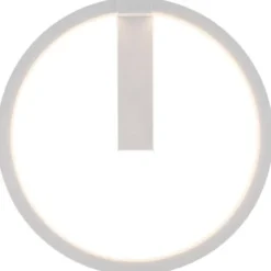SLV One væglampe, hvid, Ø40 cm