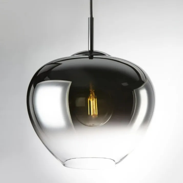 SLV Pantilo Convex pendel, krom, Ø29 cm