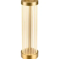 SLV Quimera bordlampe, børstet messing