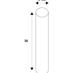 SLV Soft Tube E27 rørpære, 1900K, 8W