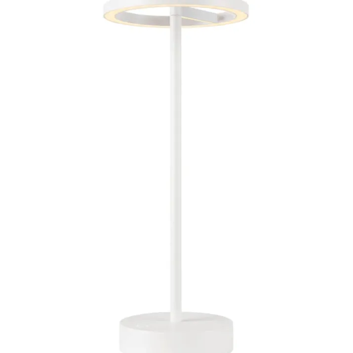 SLV Vinolina One genopladelig bordlampe, hvid