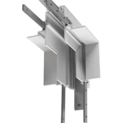 SLV 48V Track L-samlestykke til indbygningsskinne, hvid