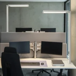 SLV Worklight klemmelampe, hvid