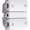 Smartkontakten Zigbee batteritryk til LK Fuga, op/ned, hvid