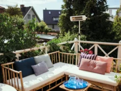 Solamagic Eco+ Pro terrassevarmer 1400W, lysegrå