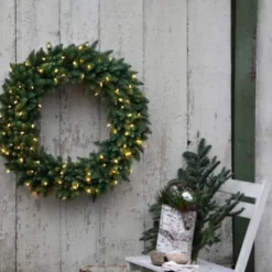 Star Trading Calgary julekrans med lys, 80 lys