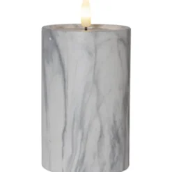 Star Trading Flamme Marble LED bloklys, batteri