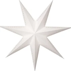 Star Trading Mika papirstjerne, 60 cm, hvid