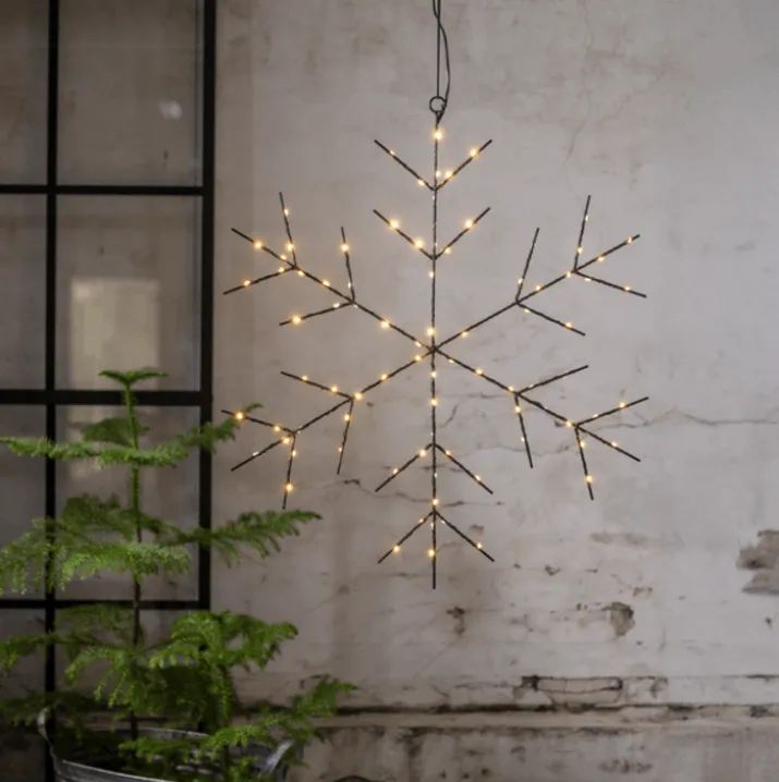 Star Trading Niva snefnug med lys, Ø56 cm