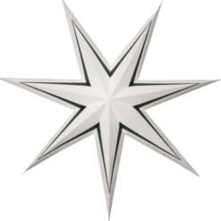 Star Trading Stripe papirstjerne, grøn, 80 cm