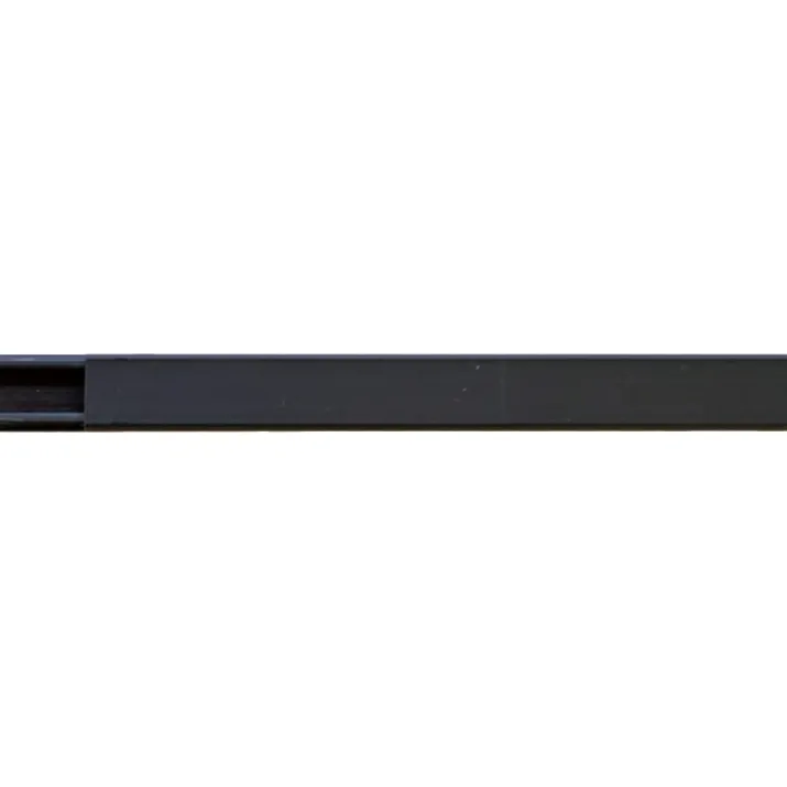 24 stk E-line minikanal m/ tape 2 meter sort, 17x15 mm