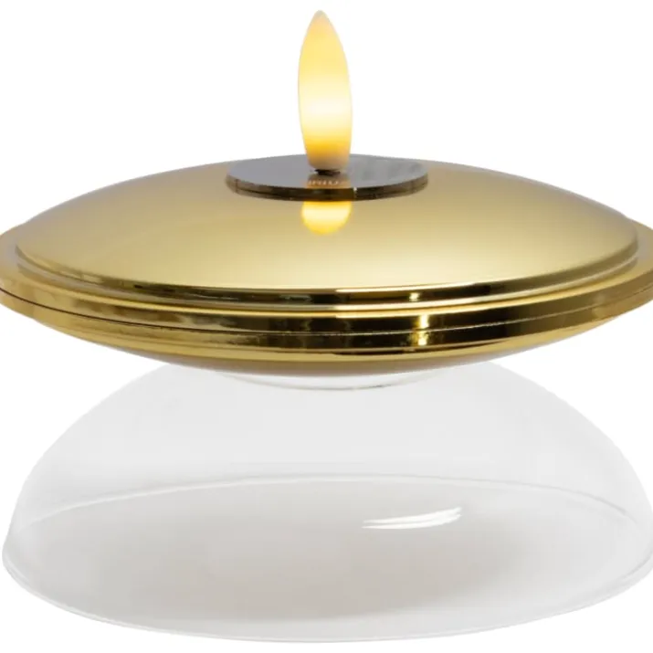 6 stk Sirius Lia genopladelig lys, guld