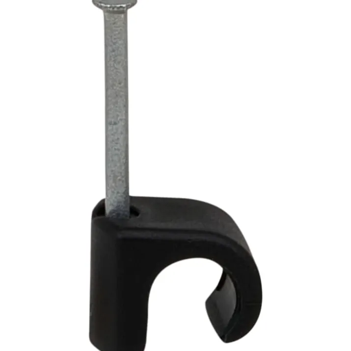 100 stk Tillex kabelclips 8-12/30 mm, sort