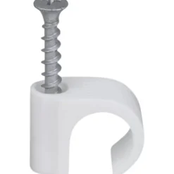500 stk Tillex skrueclips rund, PH2, 18-22/40 mm, hvid