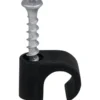 100 stk Tillex skrueclips rund, TX20, 14-18/40 mm, sort