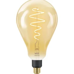 2 stk Wiz E27 globepære, 2000K-5000K, 6W, Ø16 cm