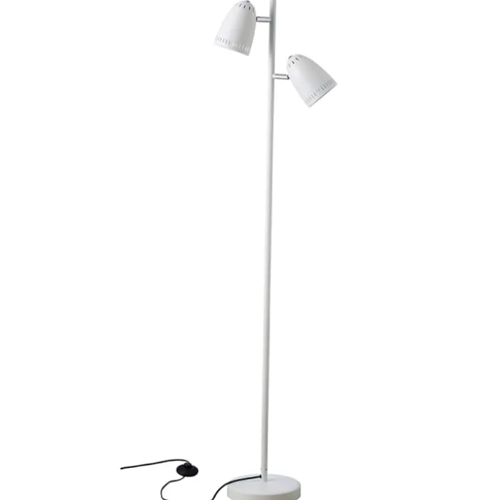 Superliving Dynamo Twin gulvlampe, hvid
