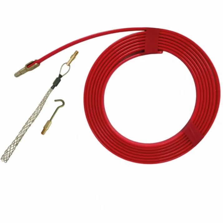 Super Rod Cable Tongue trækkabel med tilbehør, 3,6 meter