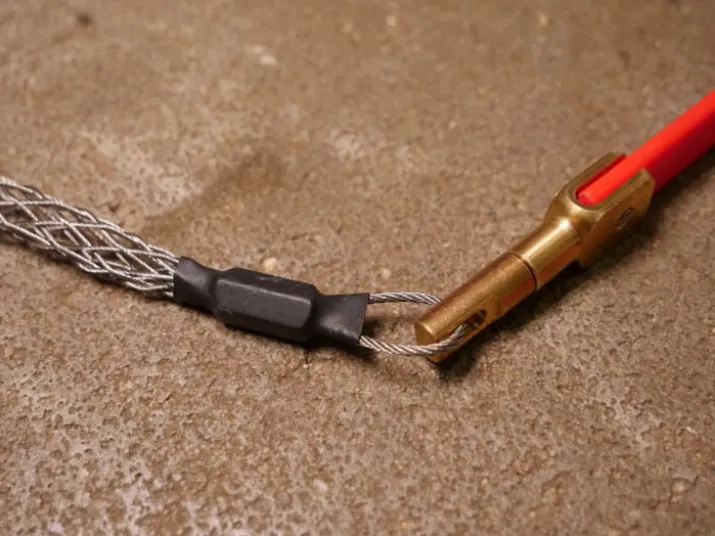 Super Rod Cable Tongue trækkabel med tilbehør, 3,6 meter