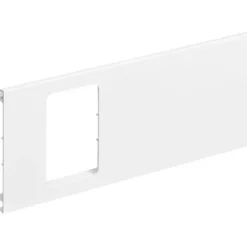 Tehalit BR lågudsnit for 1 modul Fuga stikkontakt, 25 cm, perlehvid