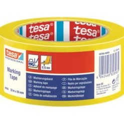 Tesa advarselstape, gul, 33 meter
