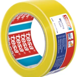 Tesa advarselstape, gul, 33 meter