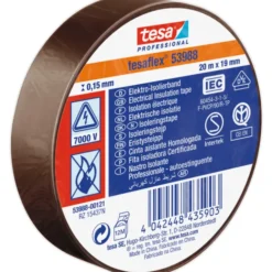 Tesa isoleringstape, brun, 19 mm, 20 meter