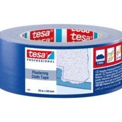 Tesa 4363 lærredstape, blå, 50 mm, 25 meter