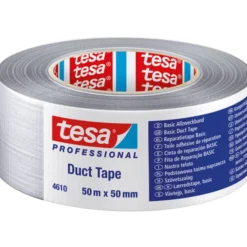Tesa 4610 lærredstape, grå, 50 mm, 50 meter