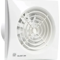 Thermex Silent 200CRZ badventilator, timer, Ø120 mm, hvid