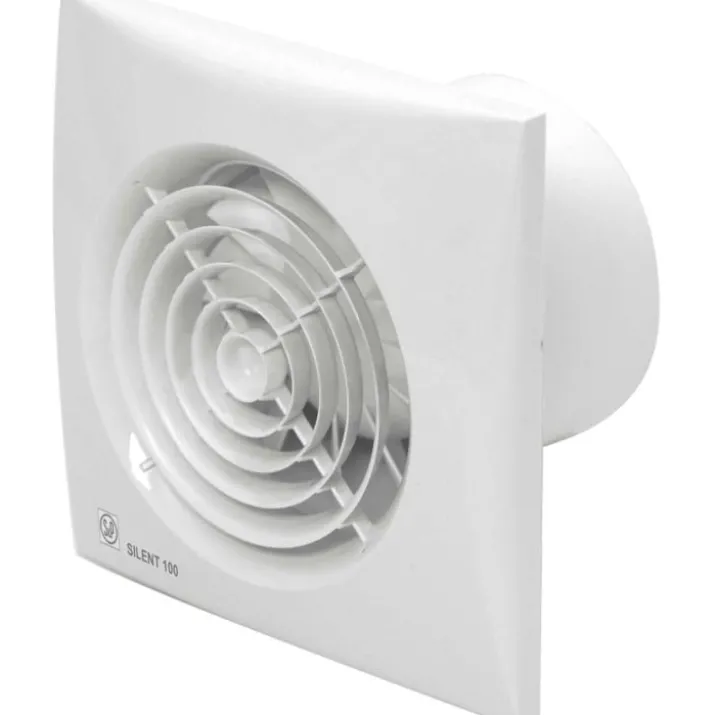 Thermex Silent 300CRZ badventilator, timer Ø150 mm, hvid