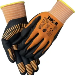 Thor 7325 Flex Grip montagehandsker, sort/orange, str. 9