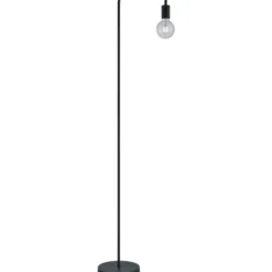 Trio Lighting Diallo gulvlampe, sort
