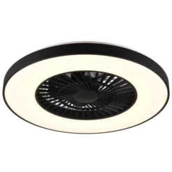 Trio Lighting Halmstadt loftventilator md lys