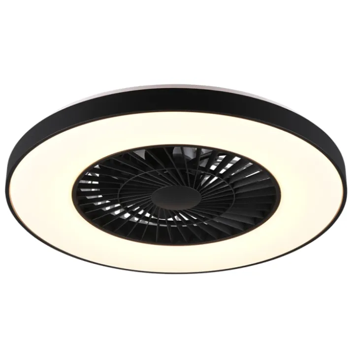 Trio Lighting Halmstadt loftventilator md lys