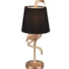 Trio Lighting Lola bordlampe, sort/guld