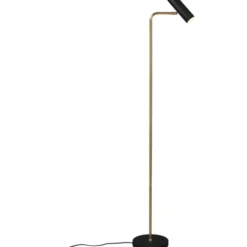 Trio Lighting Marley gulvlampe, messing