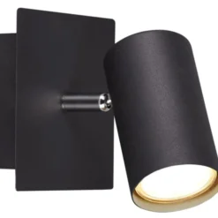 Trio Lighting Marley væglampe, sort