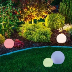 Trio Lighting Melo solcelle bedlampe, Ø28 cm