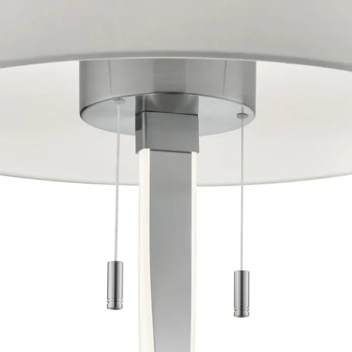 Trio Lighting Nandor gulvlampe, stål
