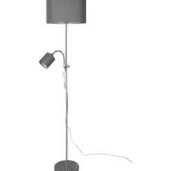 Trio Lighting Owen gulvlampe, grå